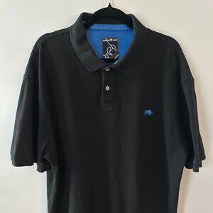 Black Raging Bull XXL Men's Polo Shirt  100% Cotton  Rare in the US!
